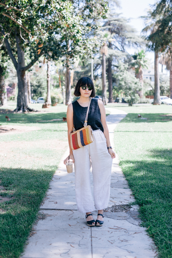 outfit: linen for days - calivintage